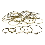 Brass Hoop Earrings