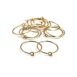 18K Gold Earrings Hoop