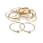 18K Gold Earrings Hoop