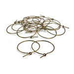 Brass Hoop Earrings