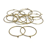 Brass Hoop Earrings