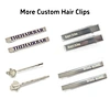 customized hair clip for branded