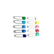 colored safety pin