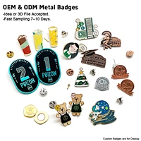 stamped badge custom