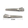 Silver Setting Section Metal Hair Clip