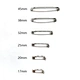 stainless steel safety pin for badge