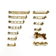 brass safety pin for lapel