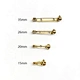 brass safety pin for lapel