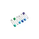 colored safety pin