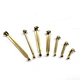 brass safety pin for emblem