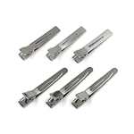 Silver Setting Section Metal Hair Clip