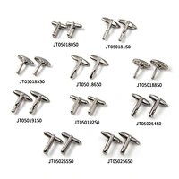 Cabochons V Round shaped Button Blank cufflinksAccessories