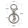 key ring with lobster clasp and chain