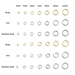 brass Open Jump Ring