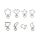 alloy swivel keychain hook