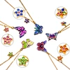 18K Gold Plated Stainless Steel Butterfly Necklace