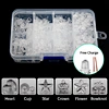 clear resin earring posts