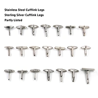Stainless Steel Blank Cufflinks