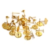 earrings post
18K Gold Plated Earrings Posts
Flat Pad Hypoallergenic Earring Posts 
Earring Studs for Jewelry Making Findings 
hypoallergenic earring post
earring post finding