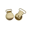 pacifier clips custom
matte gold suspender clips
15mm round metal suspender clips