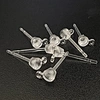 plastic earrings post
Rubber Earring Backs 
Soft Clear Earring Backings for Studs 
Hypoallergenic Silicone Earrings Backs 
Stopper Replacement for Women
hypoallergenic earring post
earring blank pins
