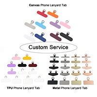 Custom Logo Phone Lanyard Tab
