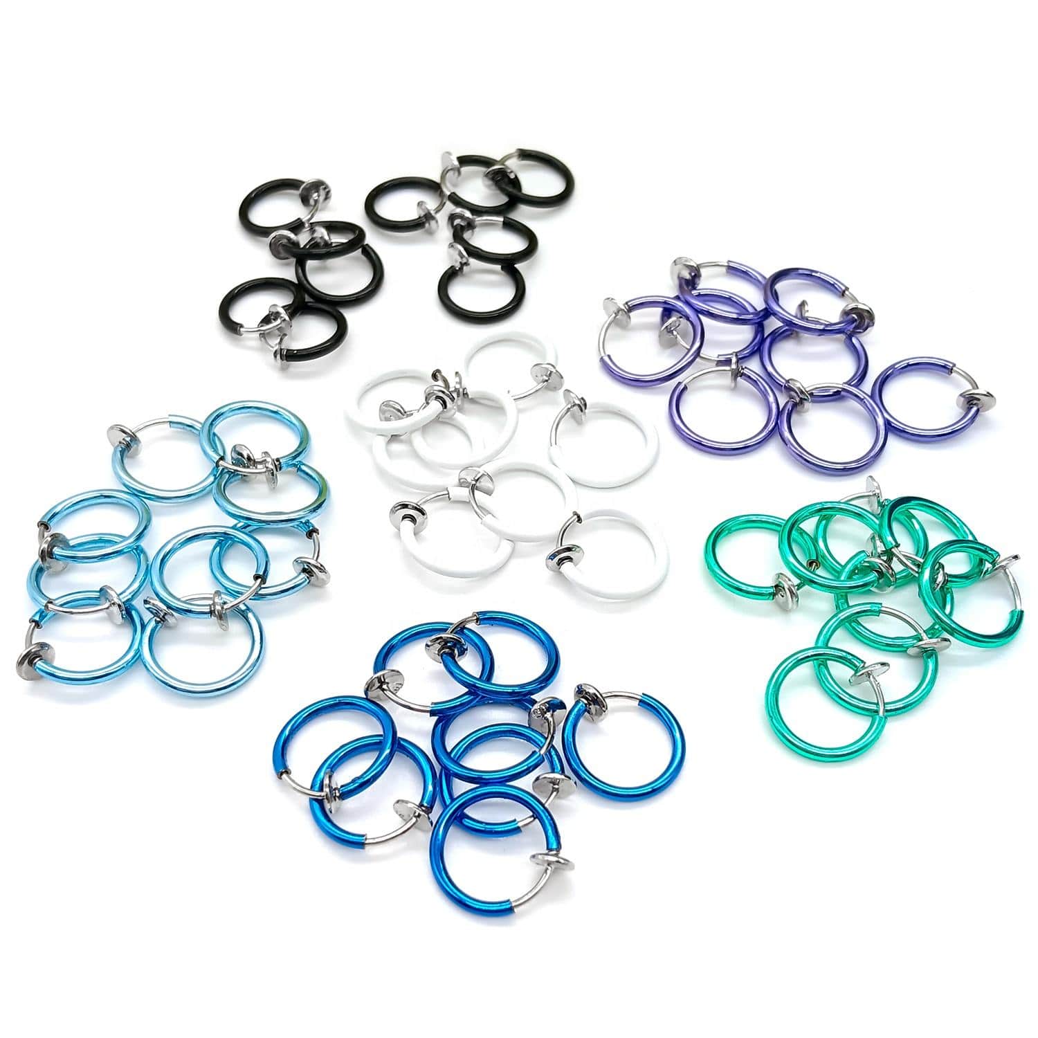 Non Pierced Spring Loaded Clip-on Earrings