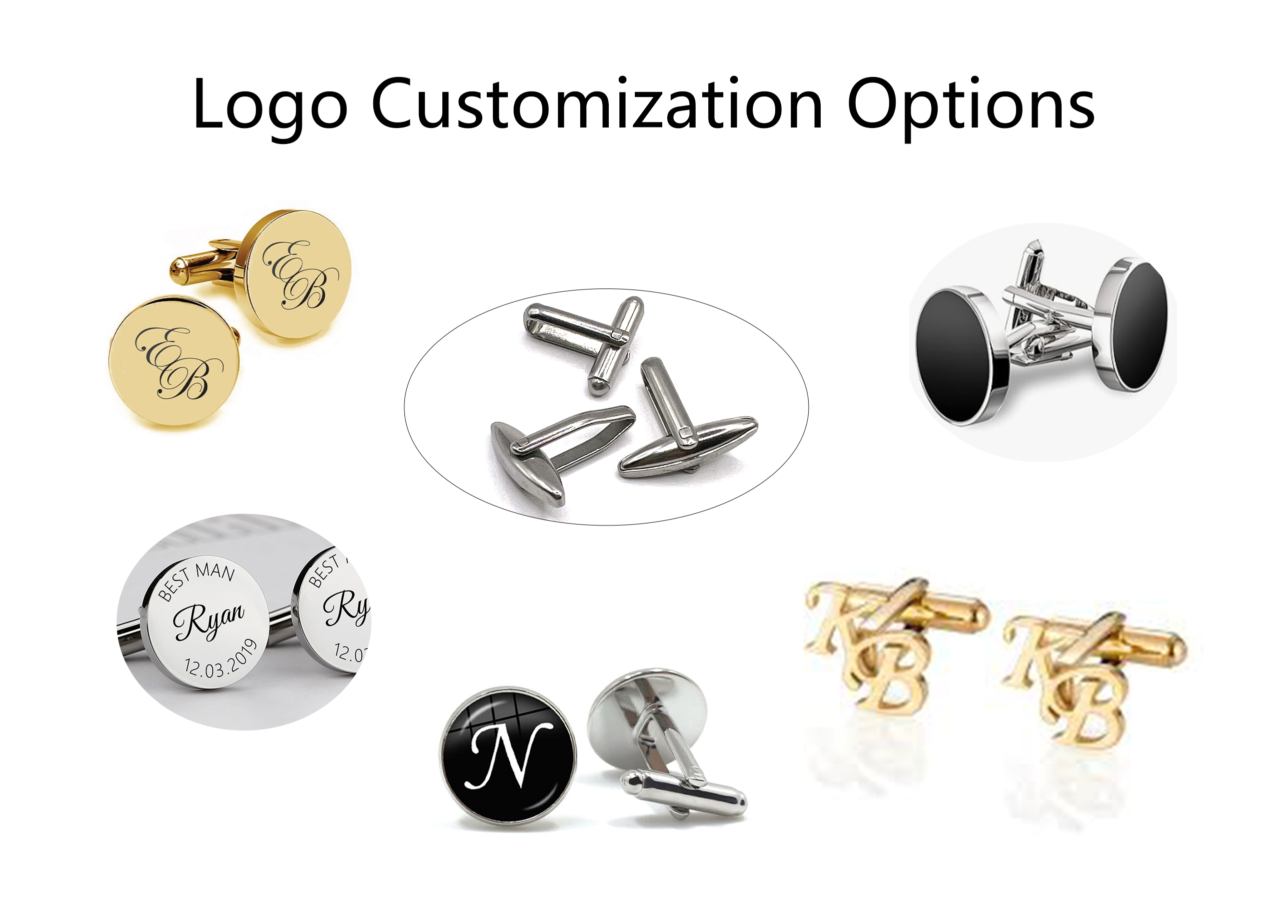 custom logo cufflink