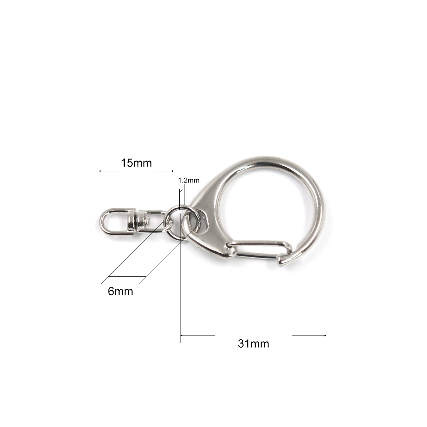 C key ring chain