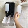 Bathroom Wall Mounted Plastic Hotel Hand Liquid Soap Dispenser
