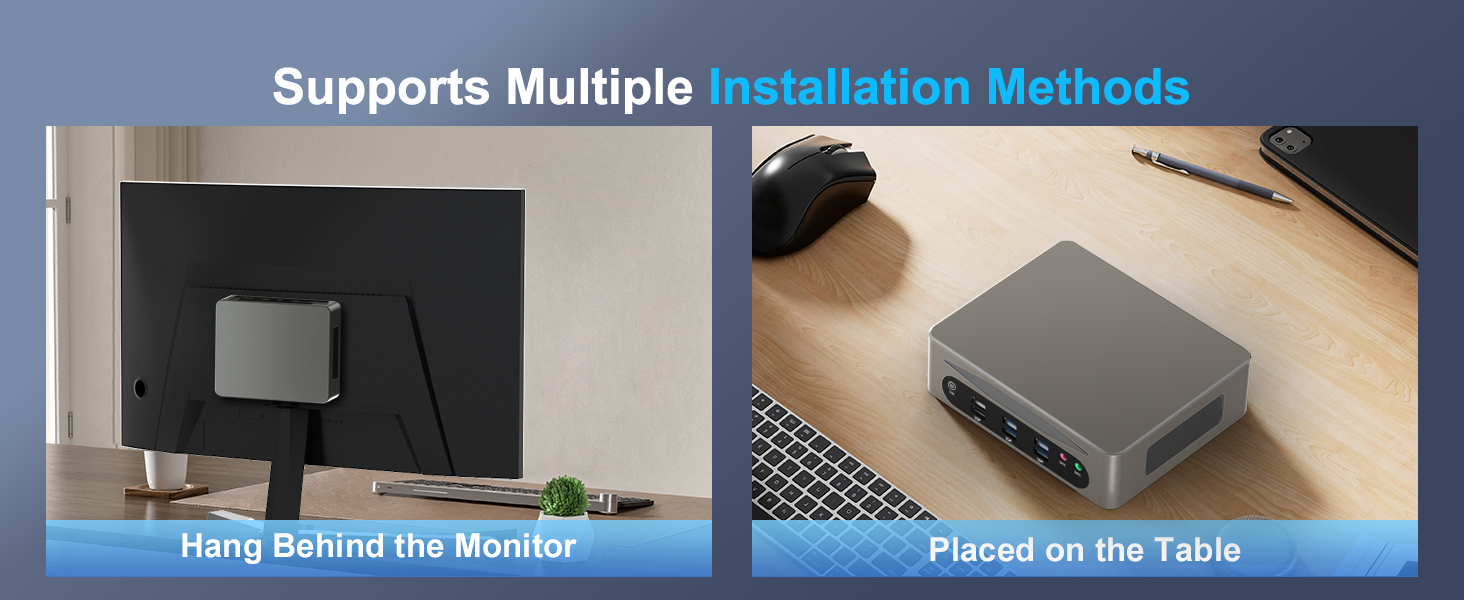 HYSTOU Excellent Performance 12th 13th DDR5 Office Mini PC