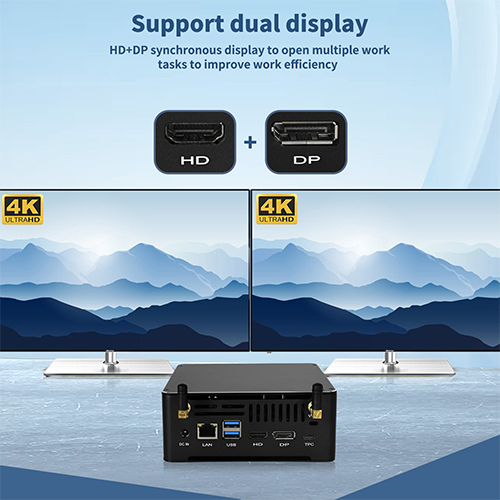 Palm-sized Mini PC Intel Core i7-8565U
