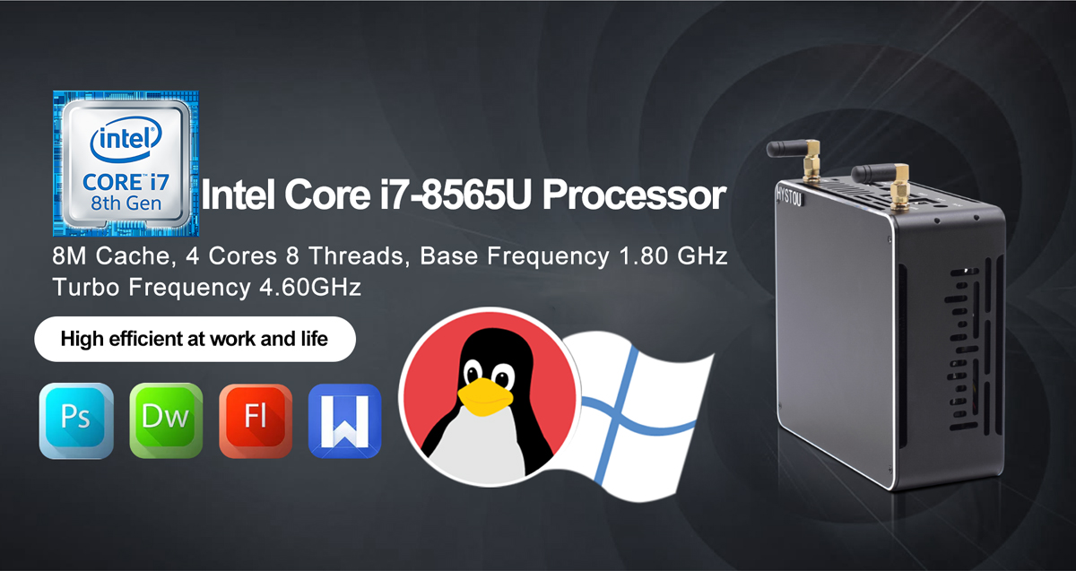 Palm-sized Mini PC Intel Core i7-8565U Palm-sized Mini PC Intel Core i7-8565U