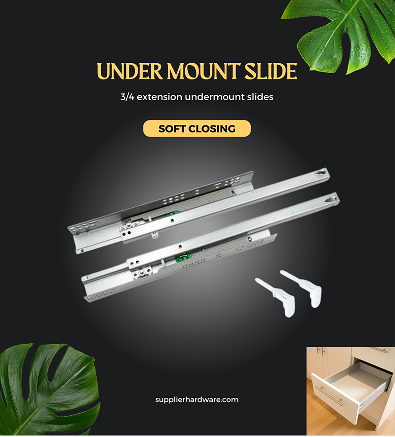 floor mount drawer slides