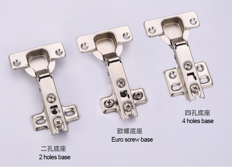 2 holes 4 holes cabinet hinges european stype