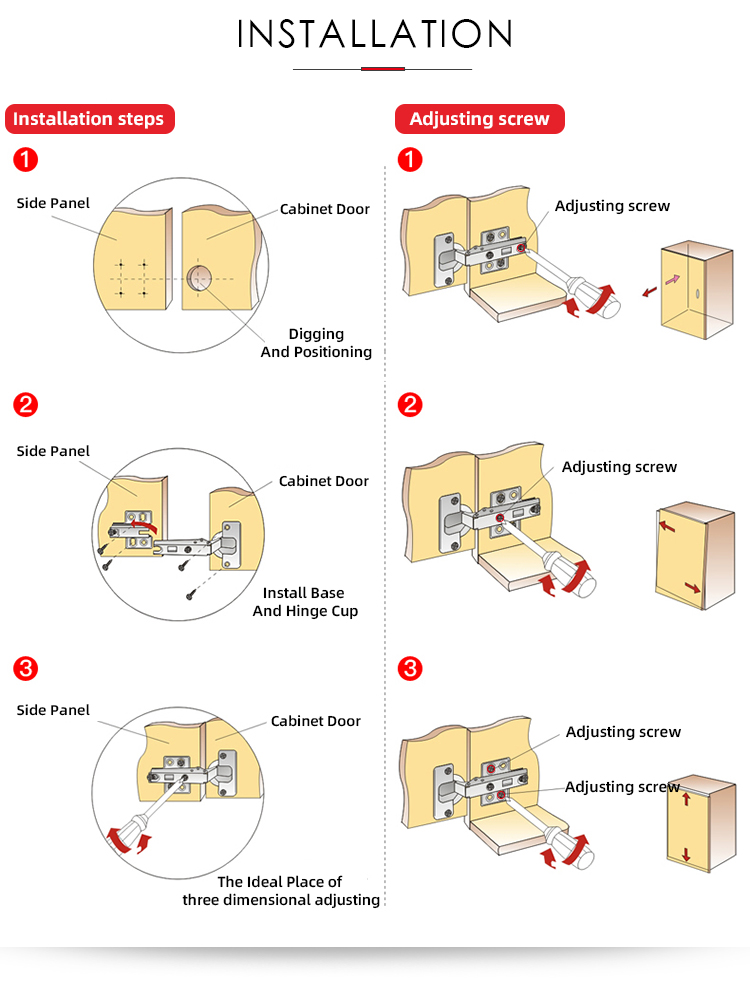 how to install soft close hinges