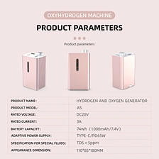 Hydrogen & oxygen inhalation machine