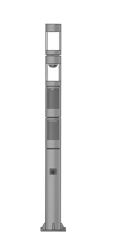 intelligent municipal lighting pole
