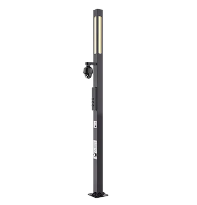 Integrated city lighting pole