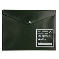 A4 Button Wallet