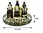360 degree rotating makeup organizer