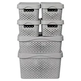 storage basket with lid
