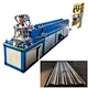 Punching hole shutter door forming line