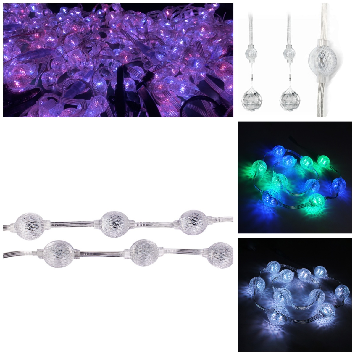 rgb curtain lights