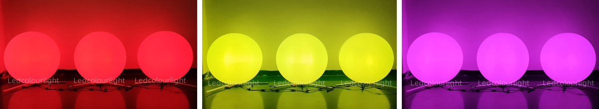 80cm led outdoor illuminated sphere