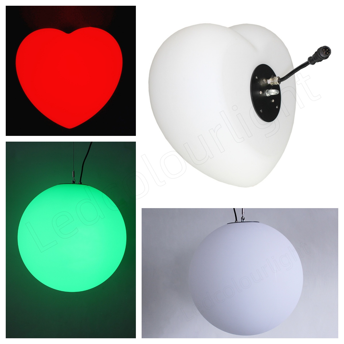 led heart light