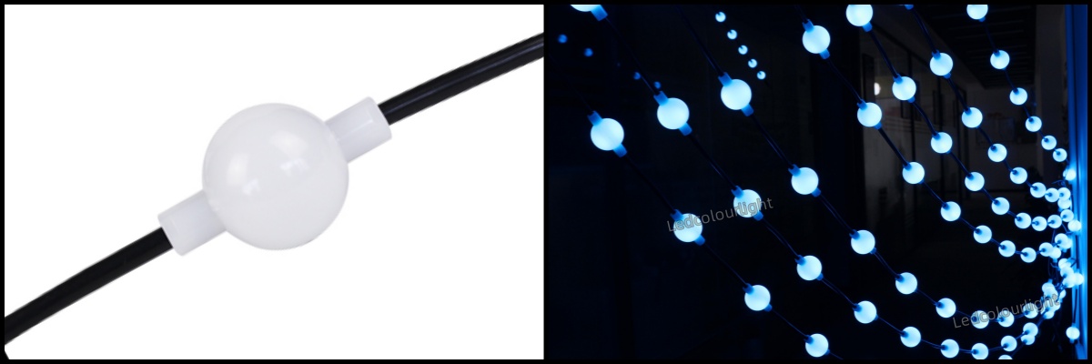 36mm dmx led ball light string