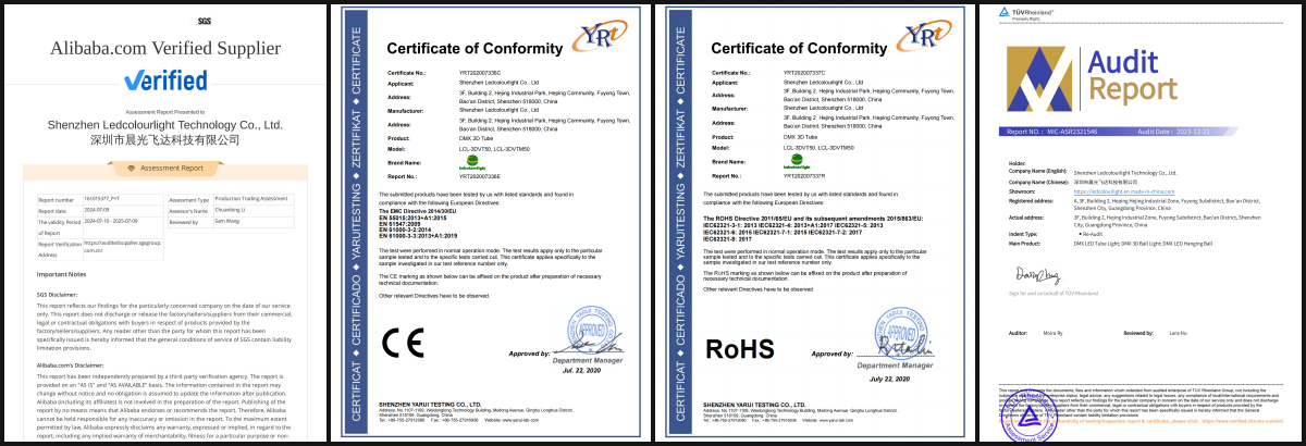 certification for led products