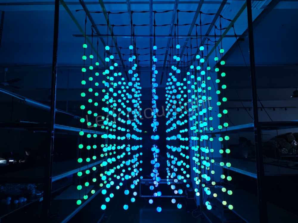 50mm pixel led christmas light strings