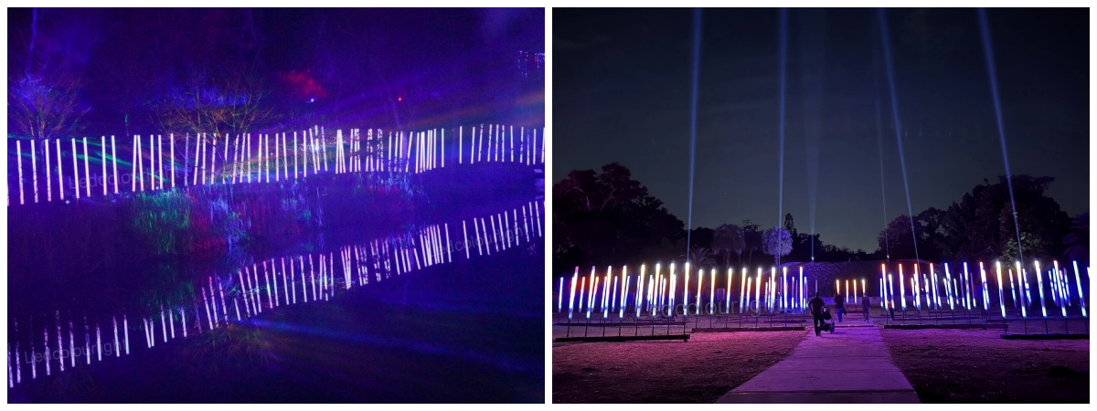 2m 80mm standing tube lights for the US winter lighting